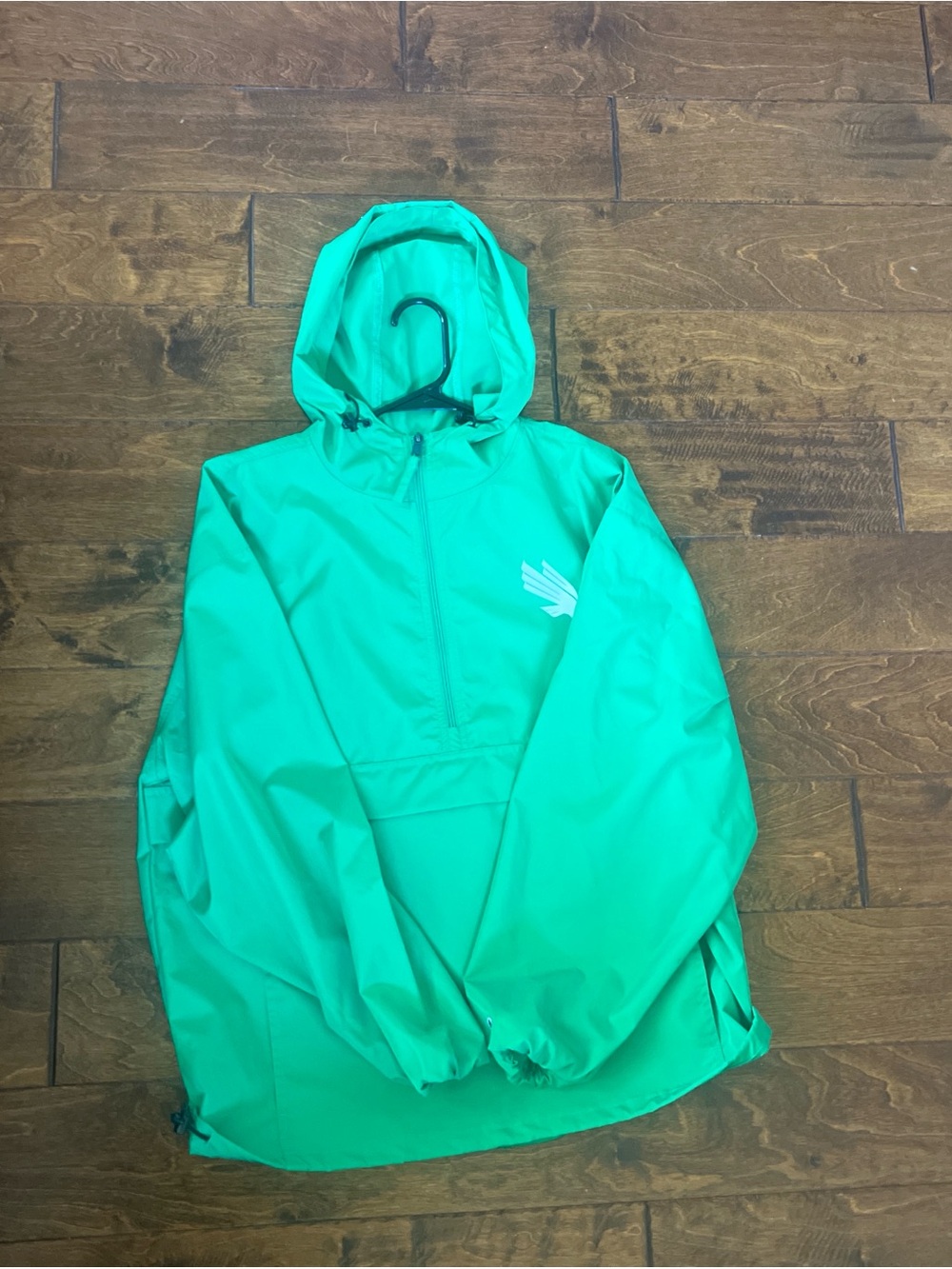 Champion Teal Green Hooded Pullover Anorak